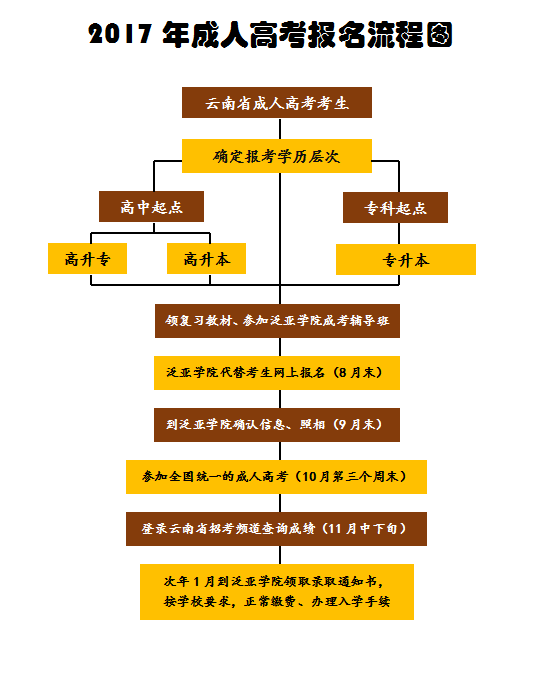 成人教育报名流程详解