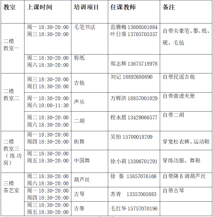 探索成人学习新世界的培训课程表图片