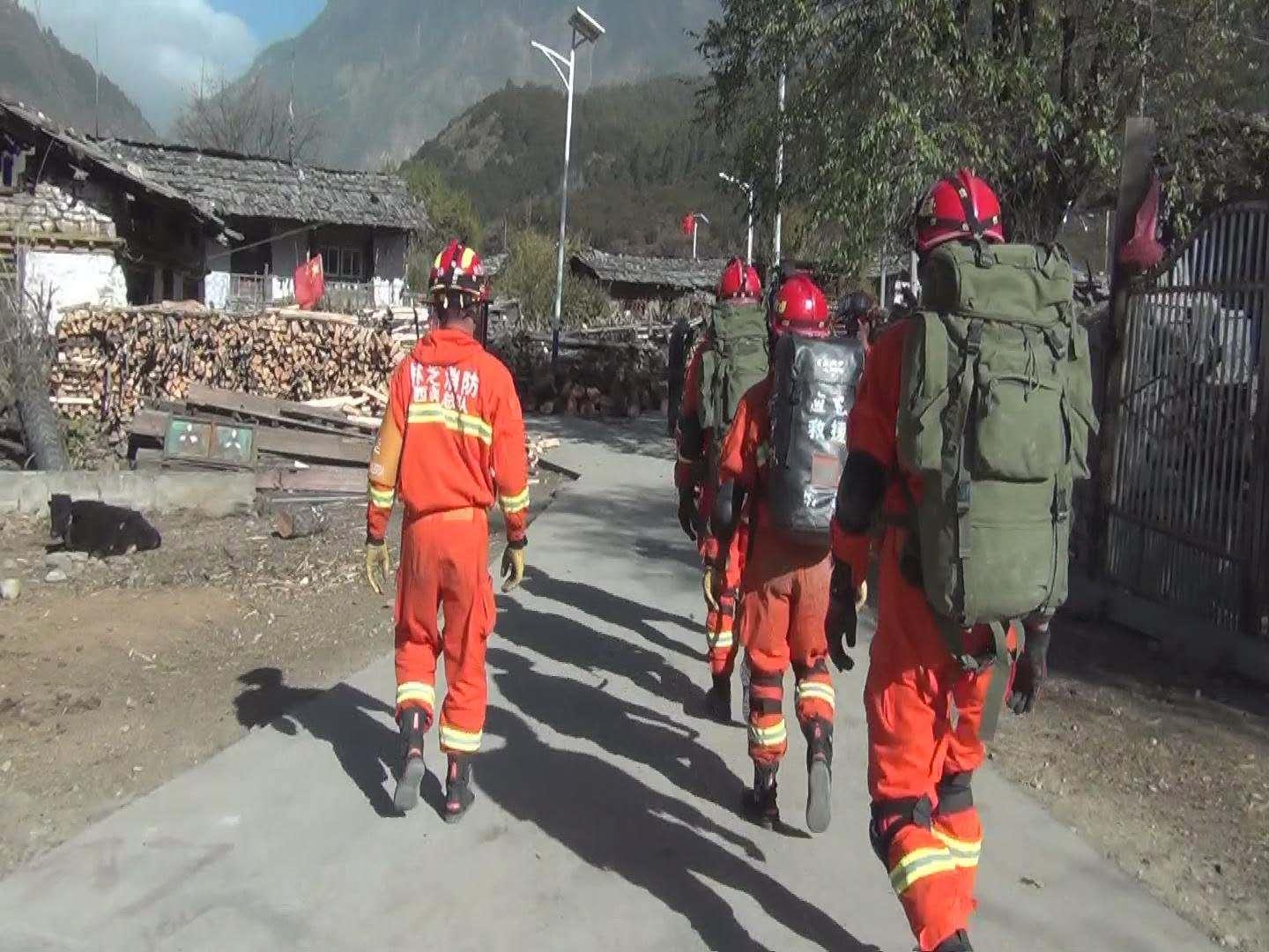 西藏地震瞬间与救援行动，灾难与希望的见证