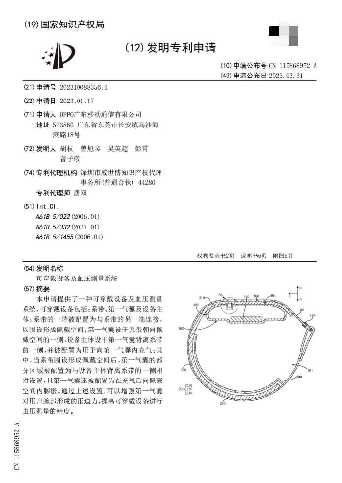 OPPO革新血压测量技术，引领智能健康新纪元突破报道